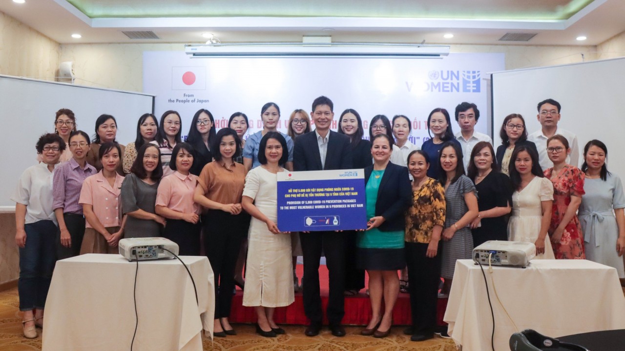 thousands of women get covid support from japan and un women backed project