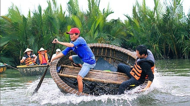 Basket Boat Shaking: a Staple of Any Quang Nam Adventure
