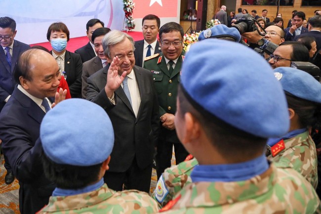 UN Secretary-General Leaves Hanoi, Concluding Visit to Vietnam