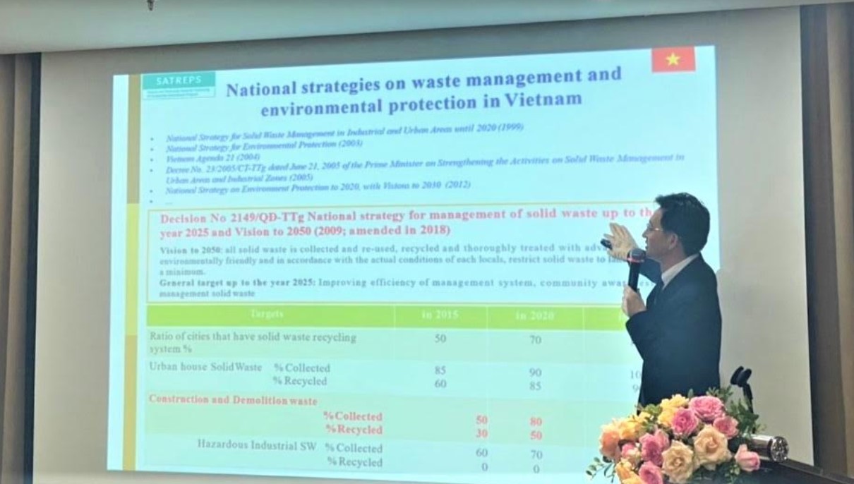 Vietnam, Japan's Cooperation for Construction Waste Management and Recycling in Quang Ninh Province