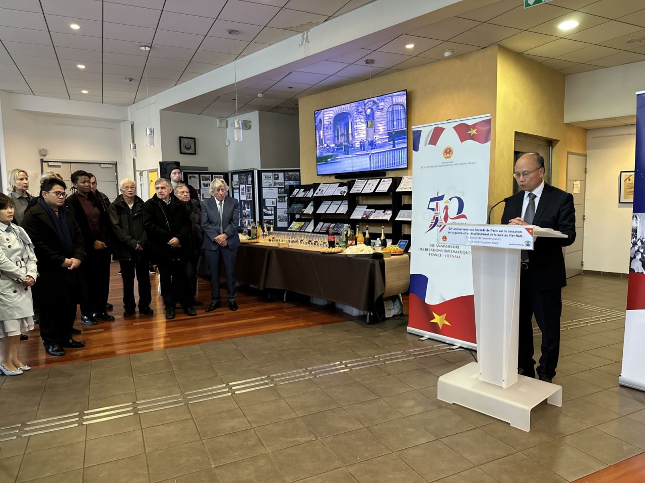 Anniversary of Paris Peace Accords Celebrated in French City