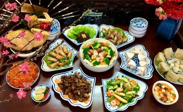 vietnam news today jan 21 vietnamese traditional offering trays prepared for lunar new years eve