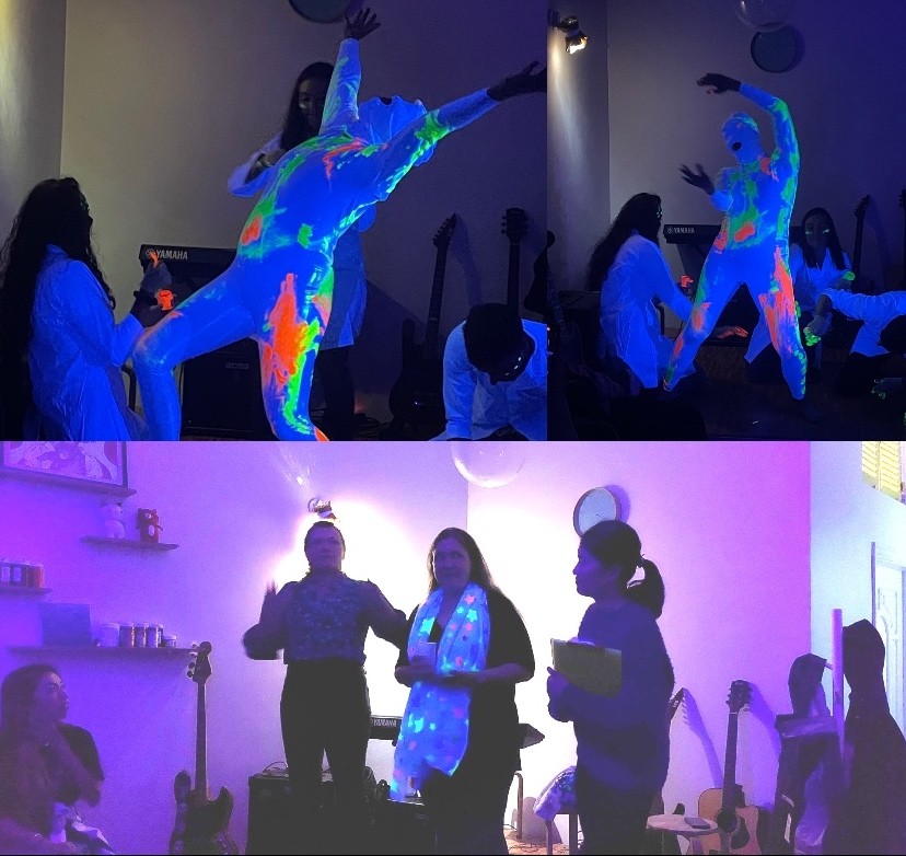 ElecTrip - The Playful World of UV Colors Beyond the Canvas