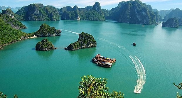 Quang Ninh Province's Bai Tu Long Bay (Photo: VNA)