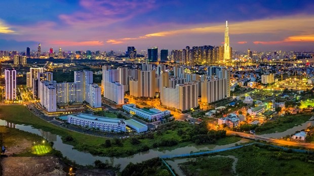 A view of HCM City. Photo: VNA
