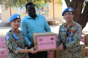 Vietnamese “Blue Beret” Doctors Marks Their Special Day in South Sudan