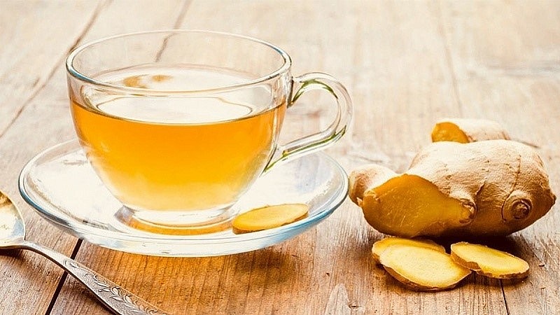 Ginger tea is beneficial for the respiratory tract, can improve cold symptoms