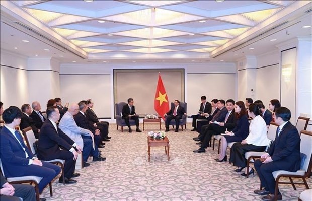 Chinh, who is in Japan to attend the expanded Summit of the Group of Seven (G7) and for a working visit, said that the Vietnam-Japan relationship is at its best ever 50 years after they set up their diplomatic ties. Photo: VNA