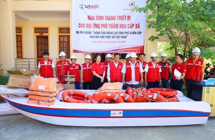 USAID Provides Disaster Response Equipment for Nghe An Province