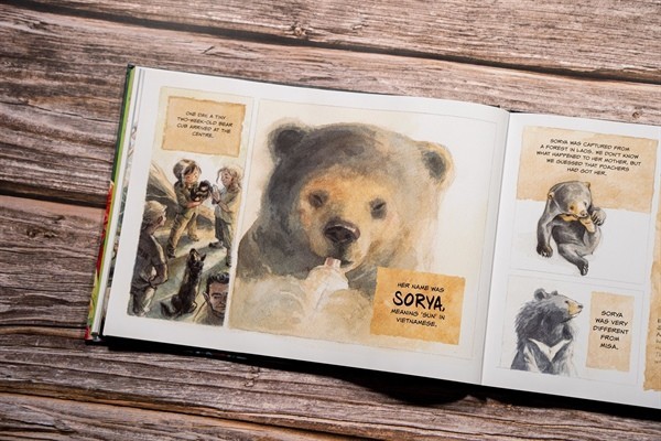 The images inside the book. Photo: Nguyen Kim Long 