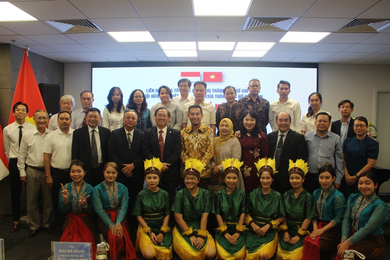 eventful celebration of vietnam indonesia friendship in ho chi minh city