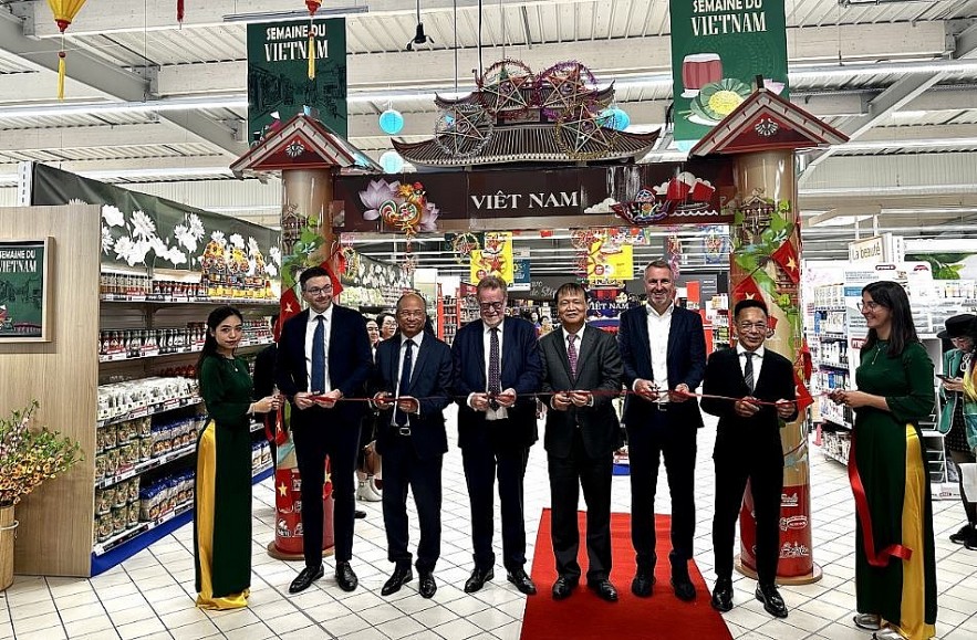Week of Vietnamese Goods Launched in French Supermarkets Week of Vietnamese Goods Launched in French Supermarkets