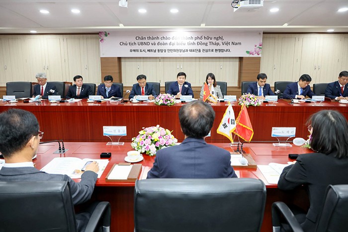 dong thap cheorwon south korea strengthen cooperation in diverse fields