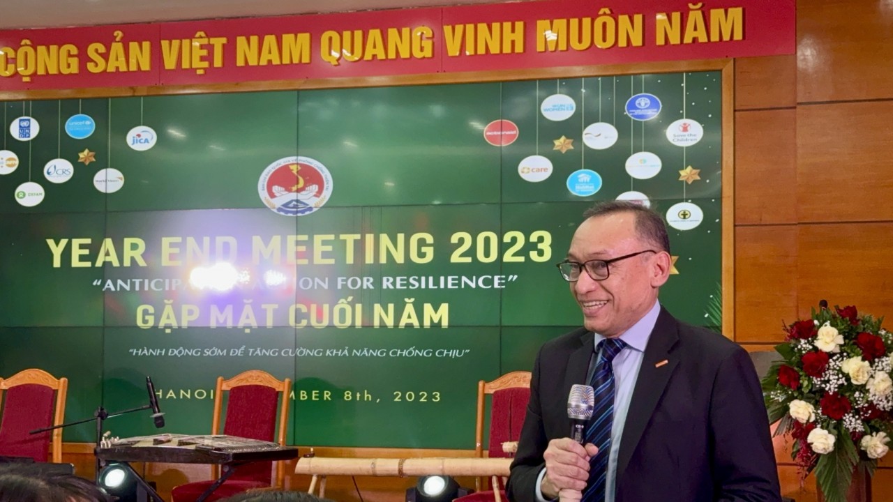 disaster risk reduction partnership year end meeting held in hanoi