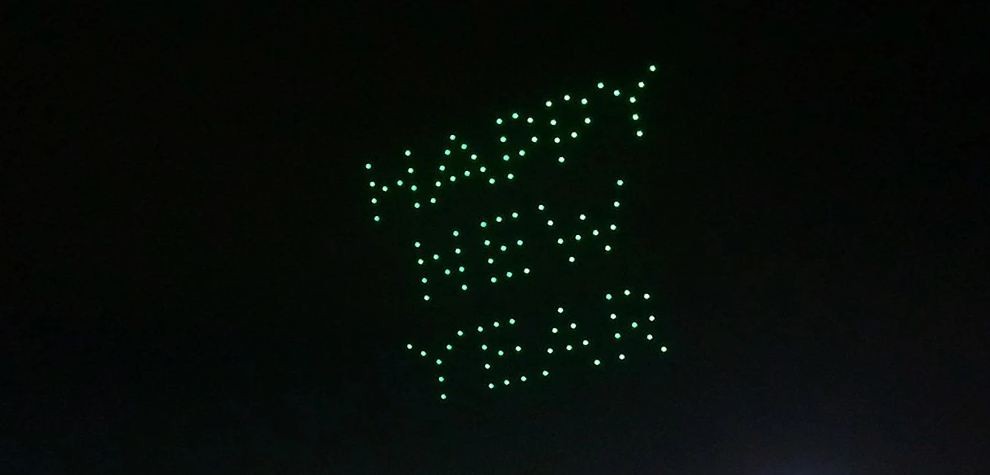 2024 drones combined with music ready to rock new years eve in hanoi