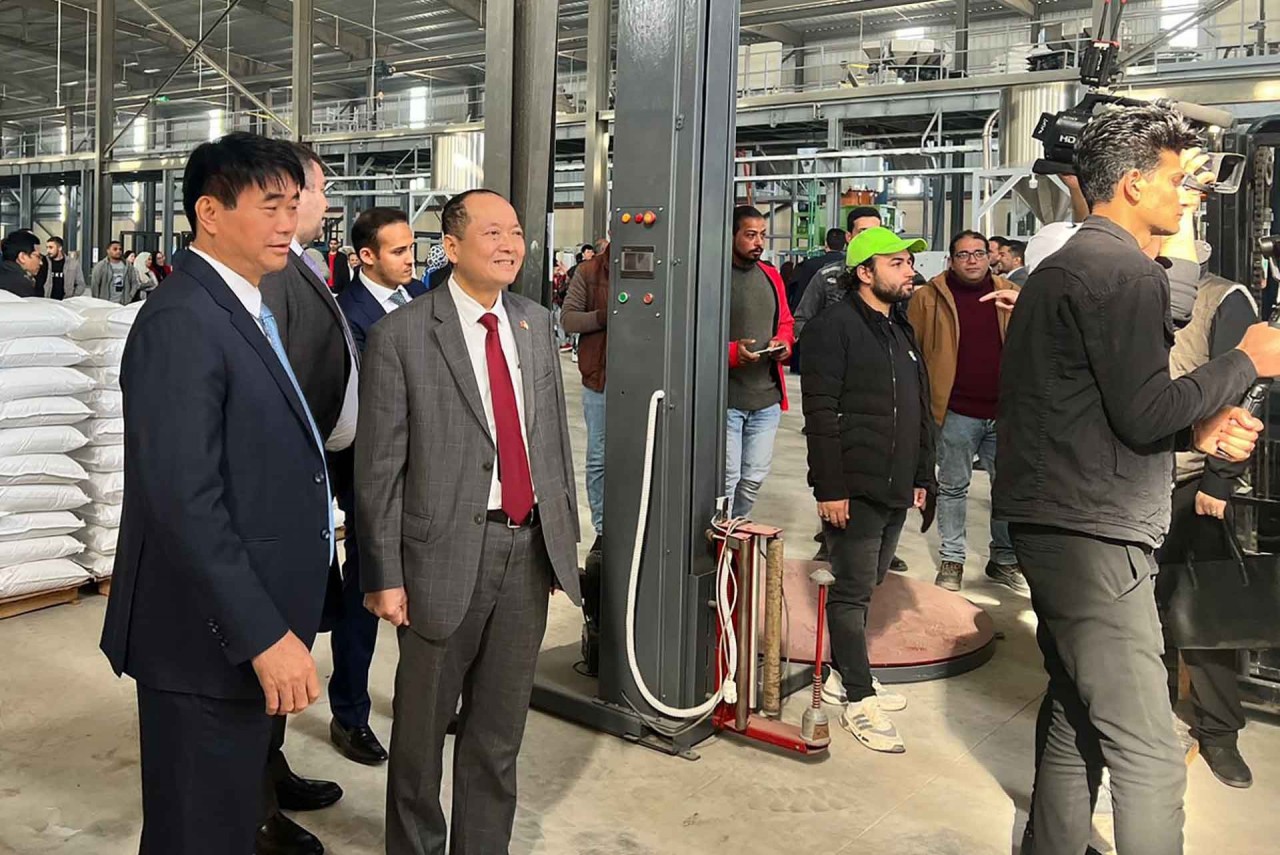 first factory of a vietnamese enterprise inaugurated in egypt