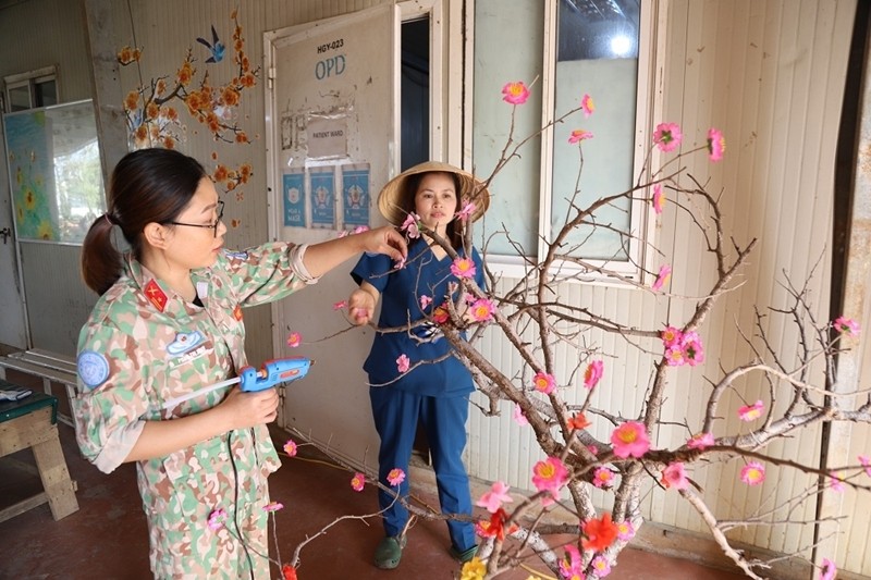 vietnamese peacekeepers in abyei celebrate partys anniversary preparing for tet festival