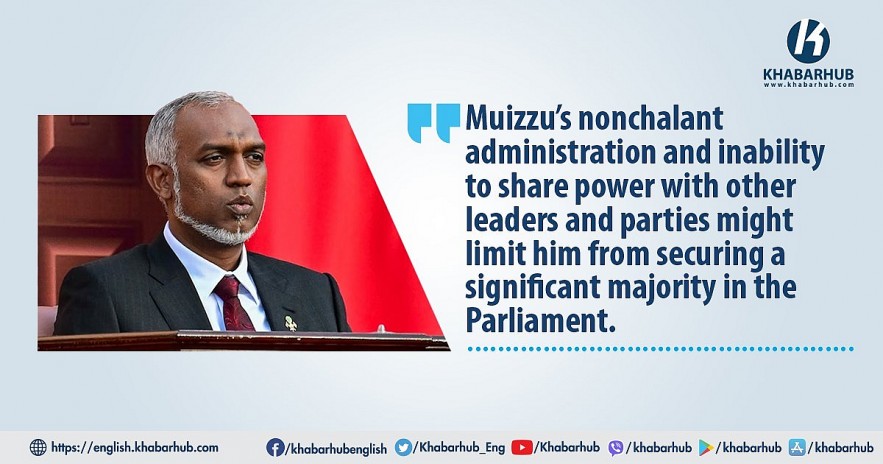 Parliamentary Elections in Maldives would be a test for President Muizzu