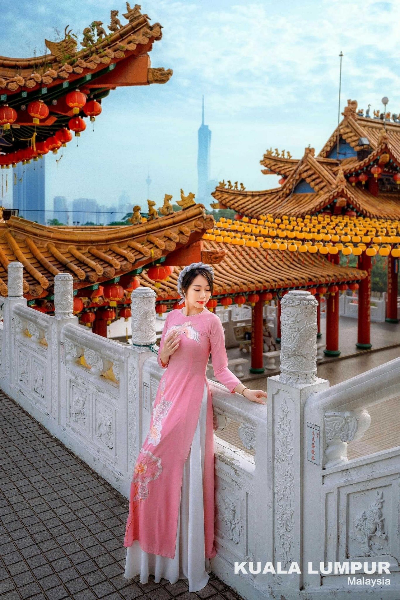 Vietnamese Couple Models Ao Dai Across The Globe