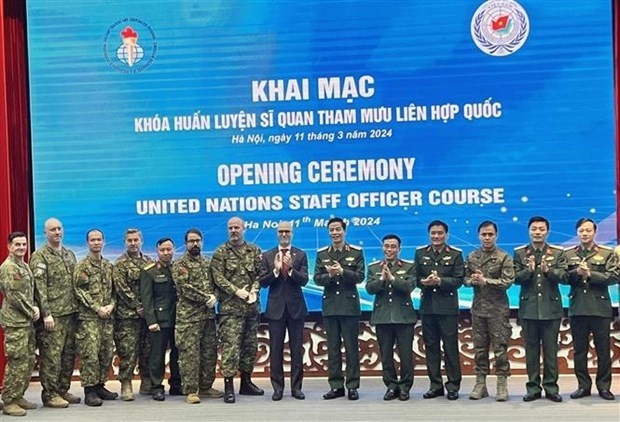 vietnam news today march 12 un staff officer training course opens in hanoi