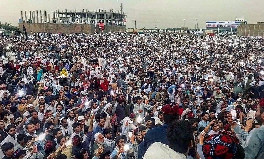 Thousands rally in Khyber Pakhtunkhwa demanding durable peace.(Photo :facebook.com/PashtunTM) Thousands rally in Khyber Pakhtunkhwa demanding durable peace.(Photo :facebook.com/PashtunTM)