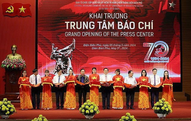 press center of dien bien phu victory debuts in dien bien
