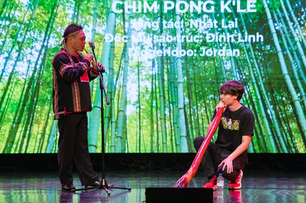 audiences impressed by music from vietnams highlands and the land down under