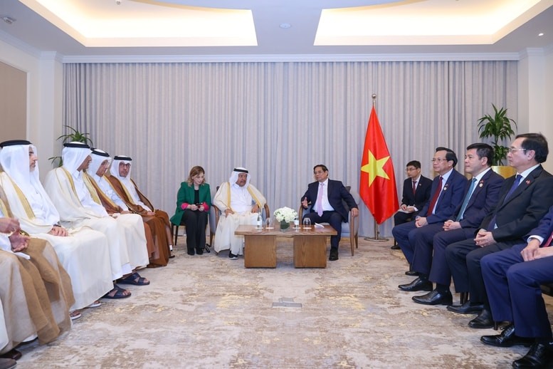 pm pham minh chinh vietnamese qatari enterprises drive bilateral economic relations