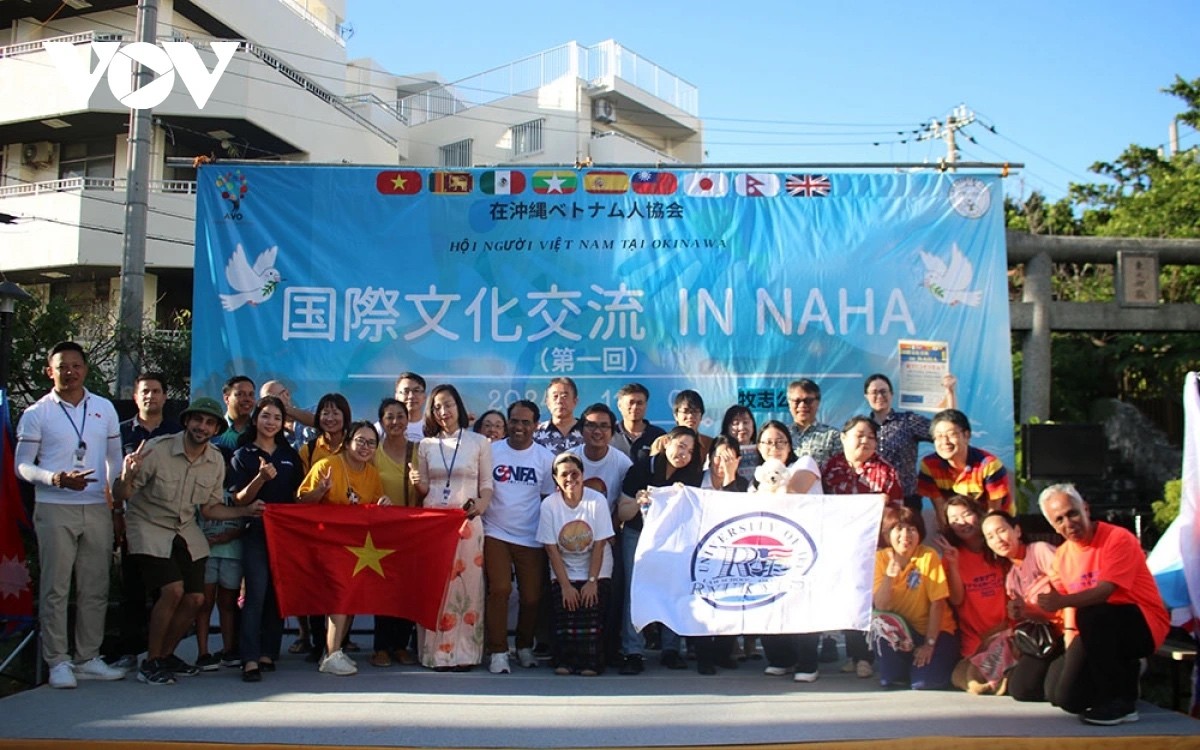 international cultural exchange festival takes place in okinawa japan