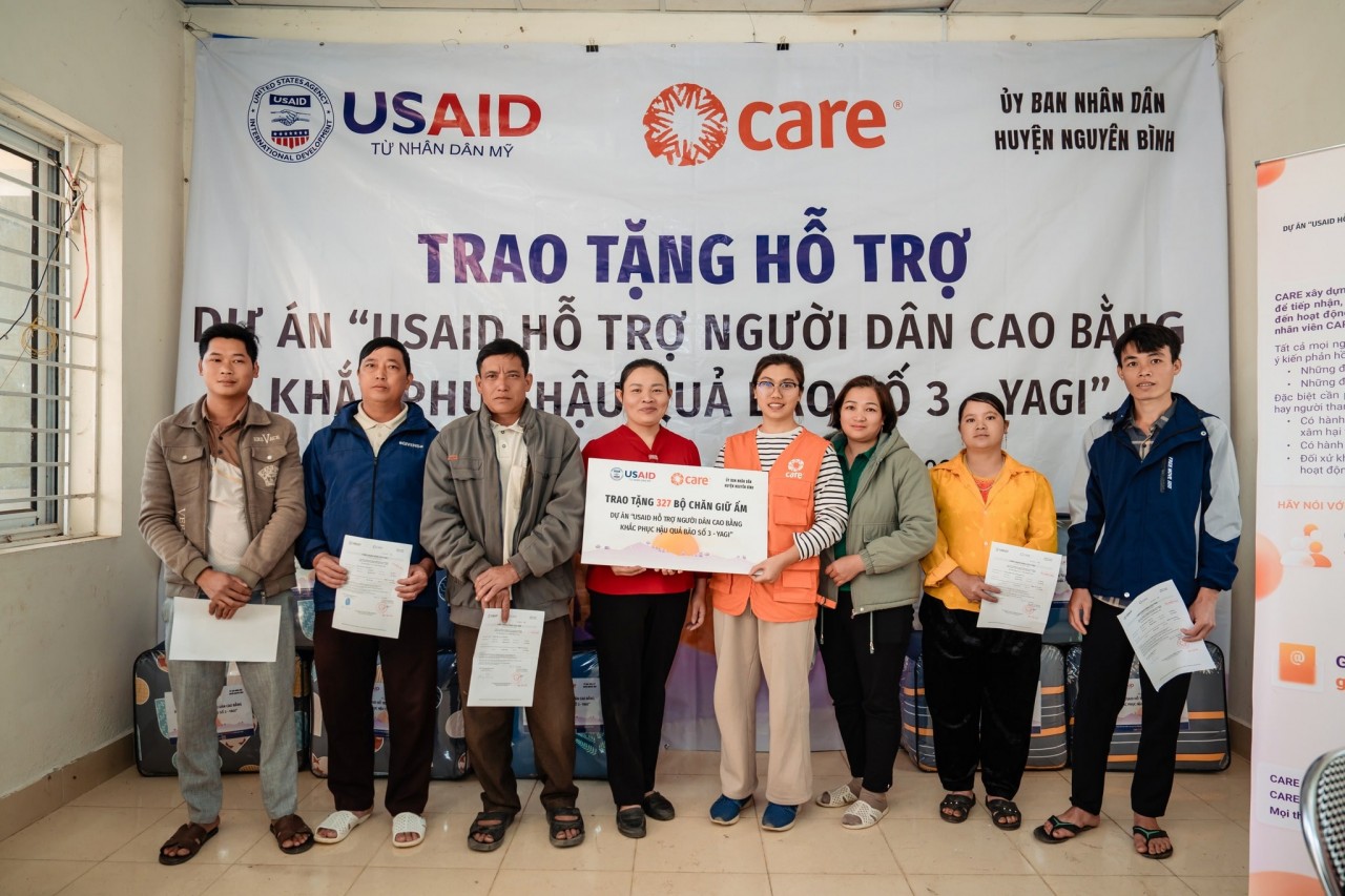 USAID Provides Winter Support for Typhoon-Affected Families in Cao Bang