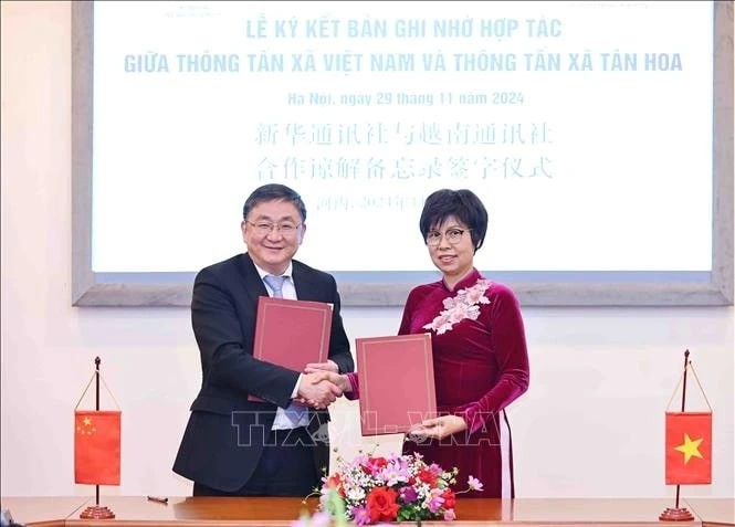 vietnamese chinese news agencies chart future collaboration in hanoi