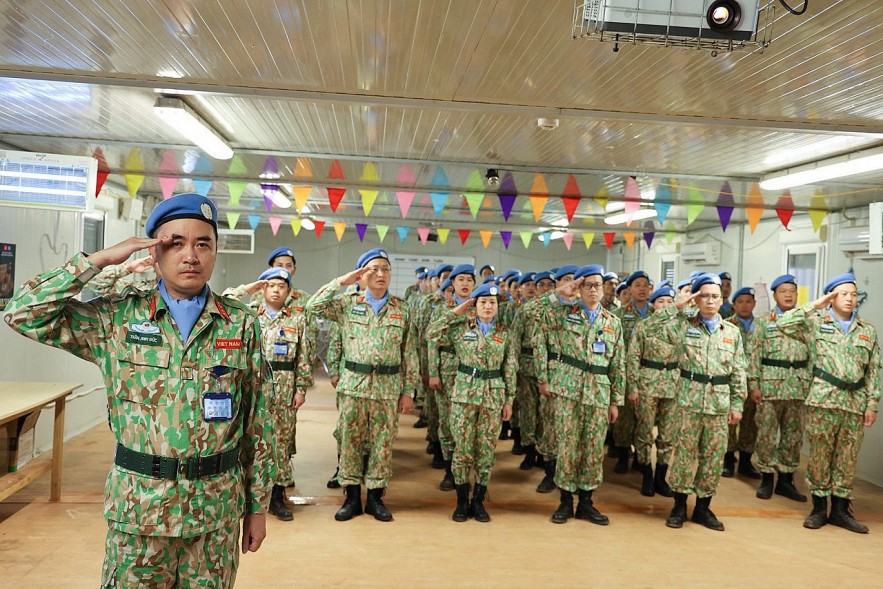 The 80th anniversary of the Vietnam People’s Army celebrated in South Sudan. (Photo: BVDC 2.6)