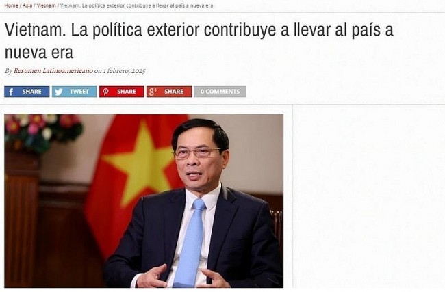 Argentine Press Praises Vietnam's Foreign Policy