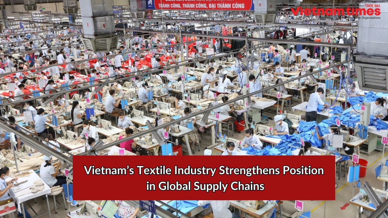 Vietnam’s Textile Industry Strengthens Position in Global Supply Chains