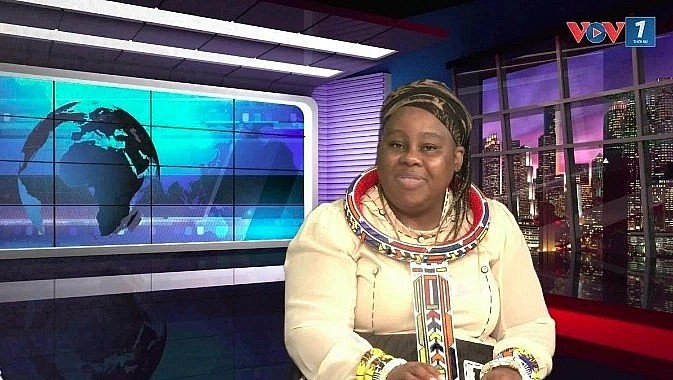 Ambassador of the Republic of South Africa to Vietnam Vuyiswa Tulelo.