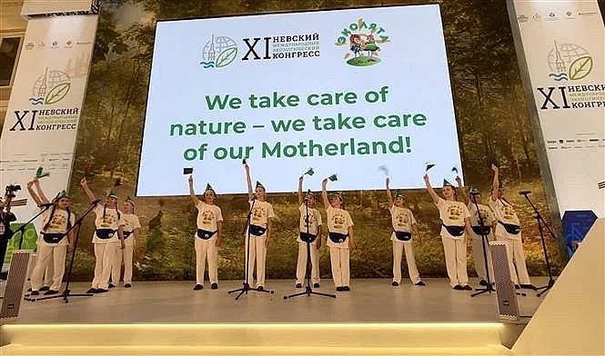 The 11th Nevsky International Ecological Congress (NIEC) takes place in St. Petersburg. (Photo: VNA)