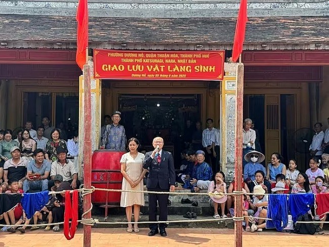 Traditional Martial Arts Exchange between Sinh village (Hue City) and Katsuragi City (Japan)