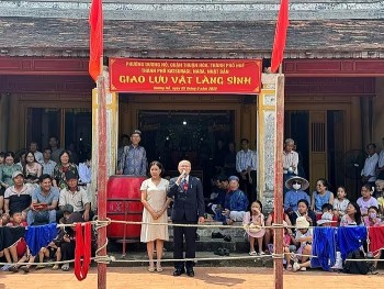 Traditional Martial Arts Exchange between Sinh village (Hue City) and Katsuragi City (Japan)