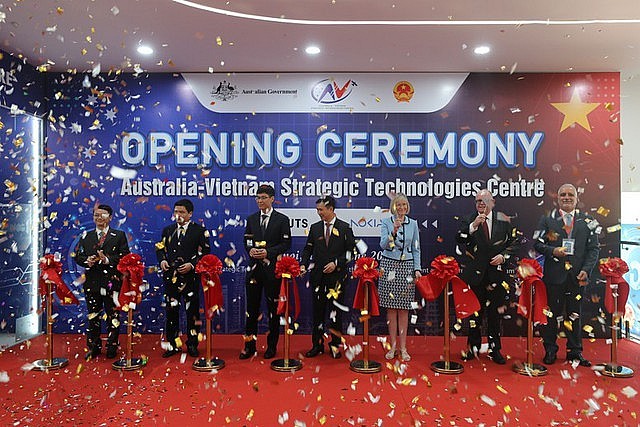 The opening ceremony of the Australia-Viet Nam Strategic Technologies Centre, Ha Noi, June 11, 2025.