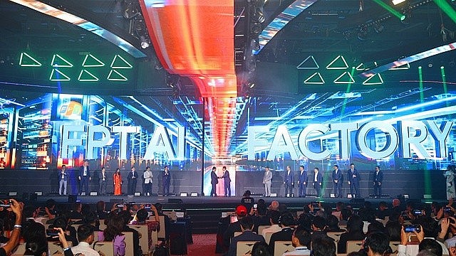 The launching ceremony of FPT AI Factory.