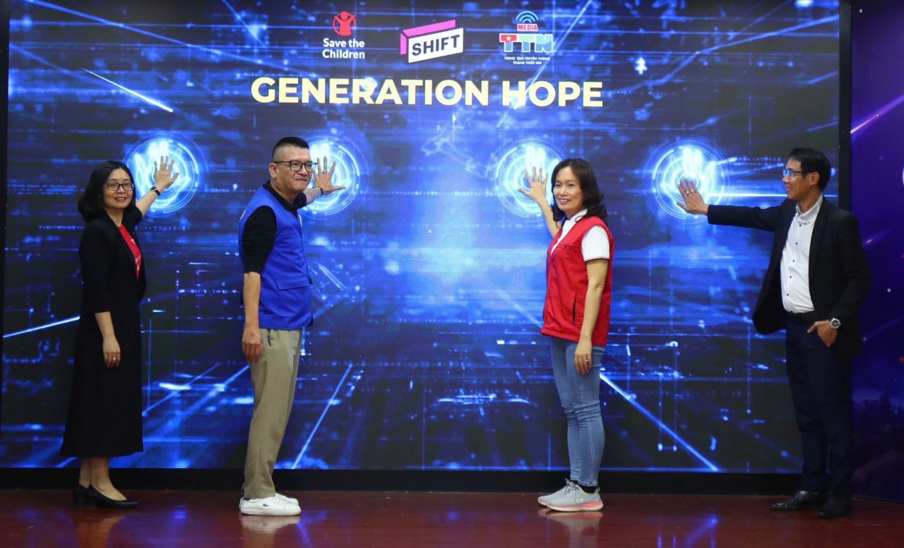 Launch ceremony of the Generation Hope application, December 2024. (Photo: Save the Children)