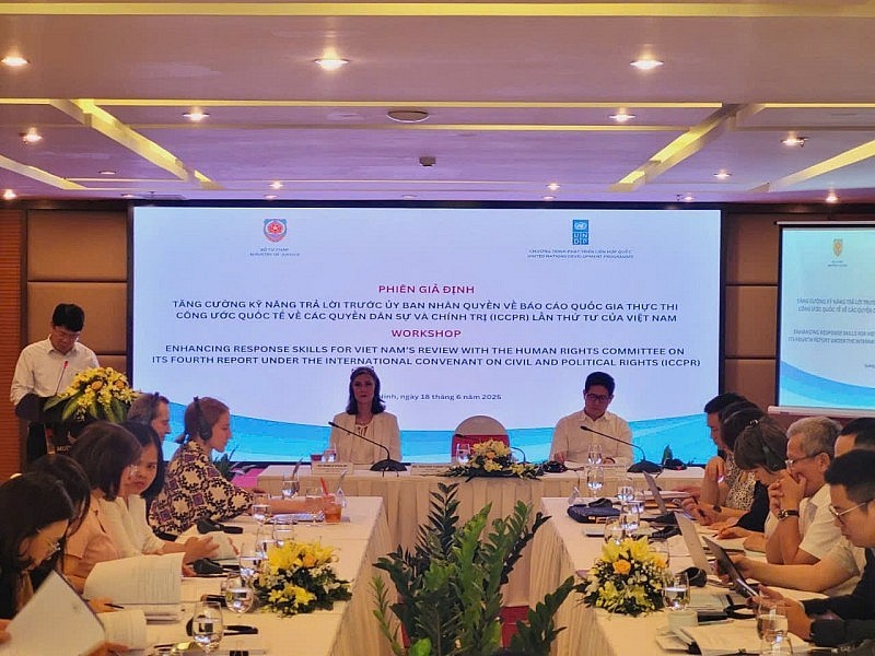  An activity co-organized by the Ministry of Justice and UNDP in Quang Ninh.