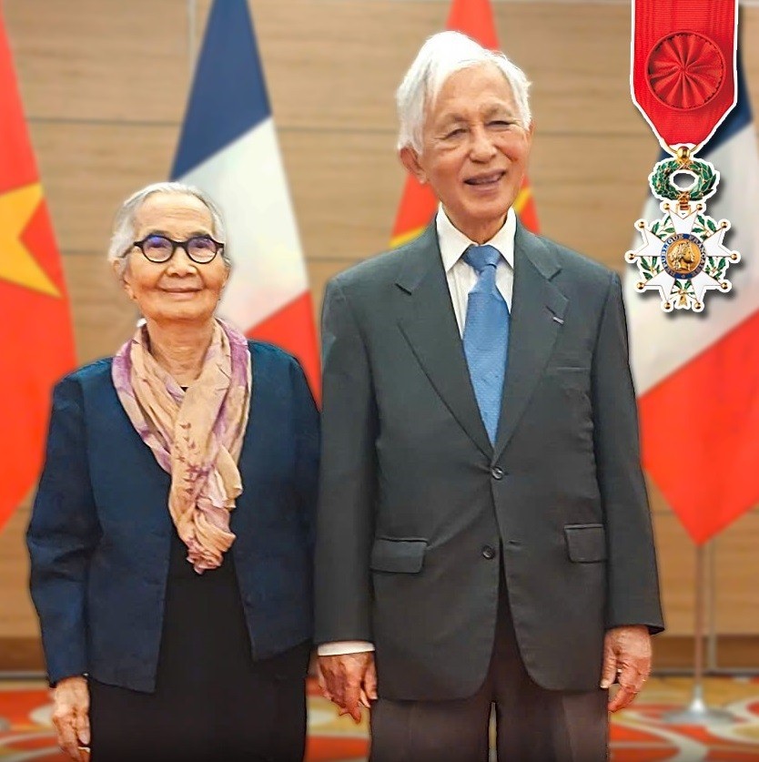 Viet Scientist Couple Promoted to French Legion of Honor