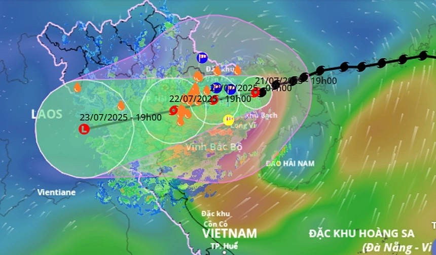 Vietnam News Today (Jul. 22): Northern Localities Put On Alert as Wipha Set to Make Landfall on July 22