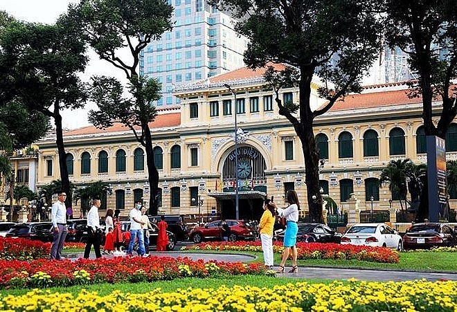 Central Post Office in Ho Chi Minh City. (Photo: VNA)