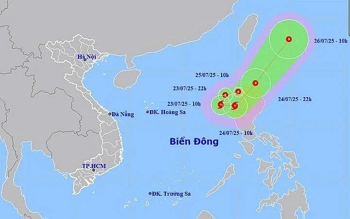 A new storm is likely to form in the East Sea on July 24.