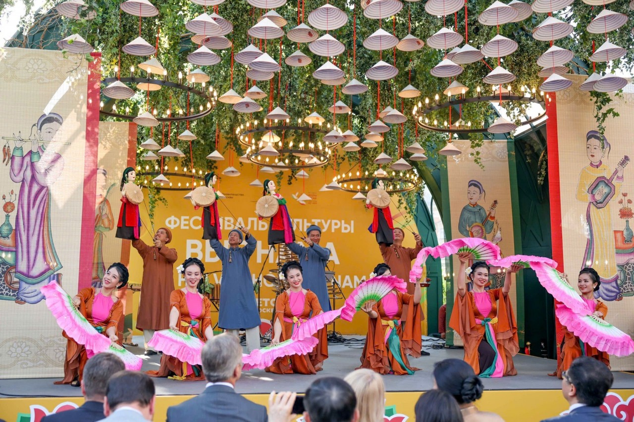 A traditional stage puppetry performance by Vietnamese artists. (Photo: icd.gov.vn)
