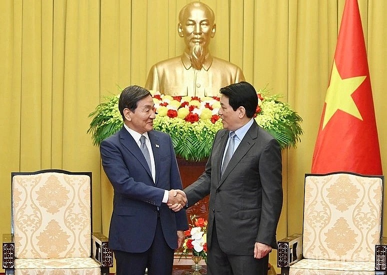 President Luong Cuong welcomes Park Chang Dal, Special Envoy of RoK President Lee Jae Myung.