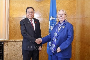 Vietnam’s Top Legislator Meets with UN Office Director-General in Geneva