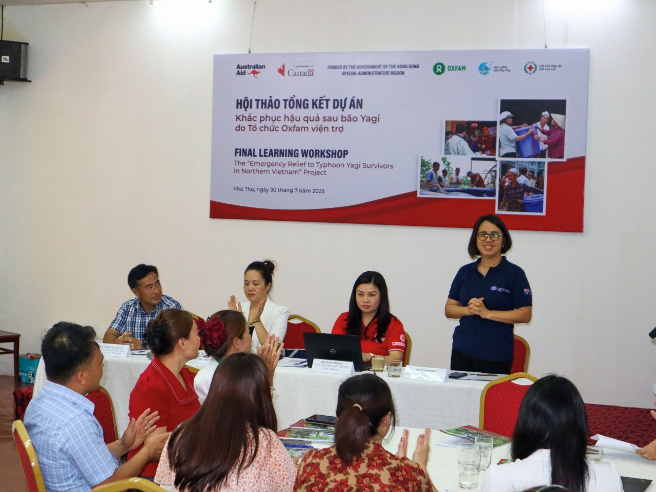 Yagi Typhoon Recovery Project Closing Workshop, July 30, 2025. (Photo: Oxfam)